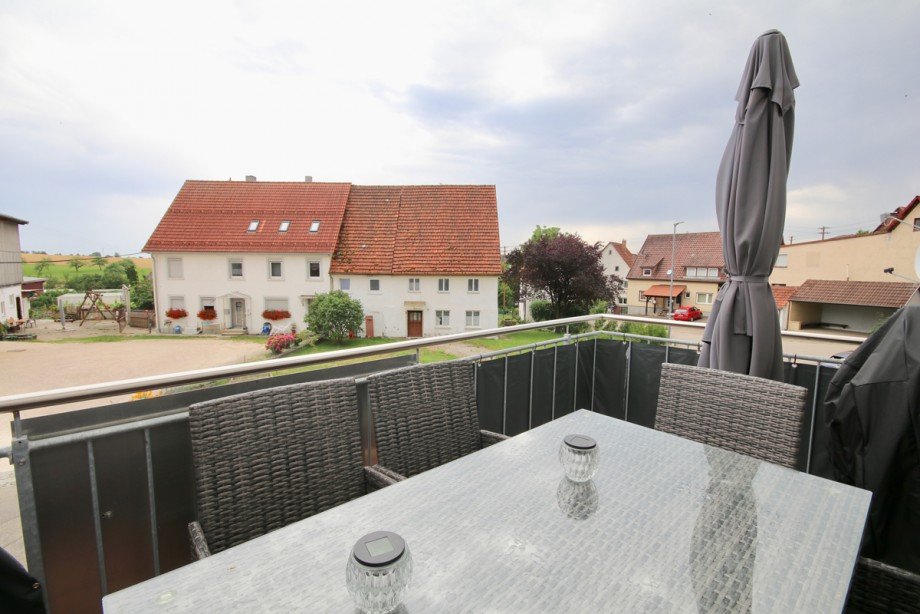 Aussicht Balkon Doppelhaush�lfte Blaubeuren