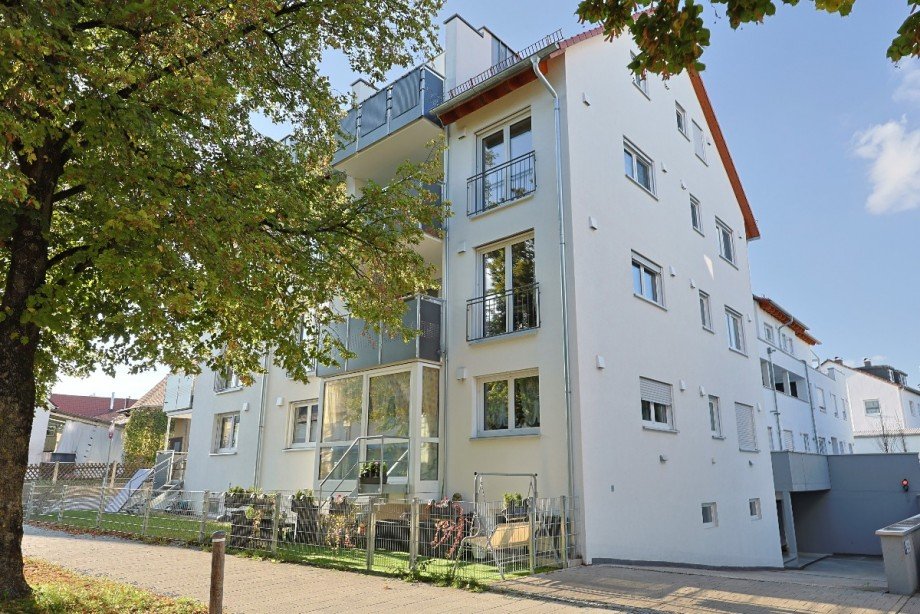 Hausansicht Wohnung Langenau