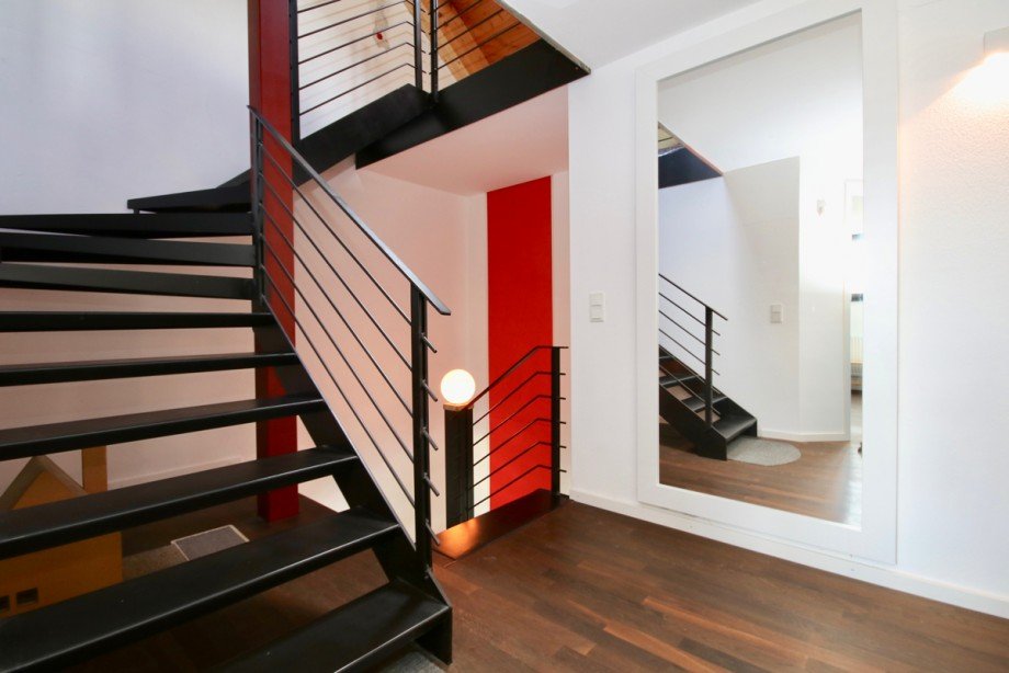 Moderne Treppe Doppelhaush�lfte Ulm