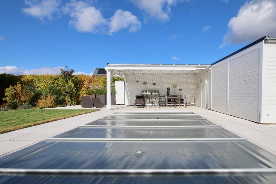 Sommerk�che mit Pool Einfamilienhaus Nerenstetten