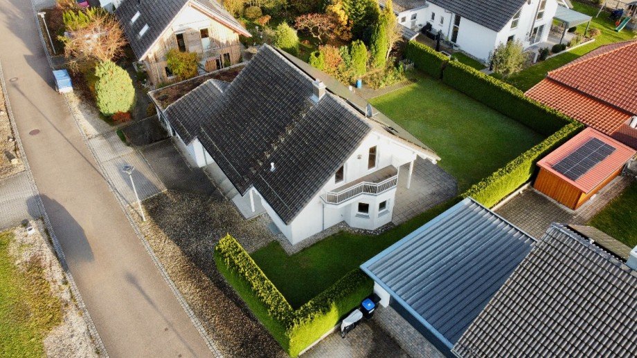 Ansicht mit Garten Einfamilienhaus Erbach