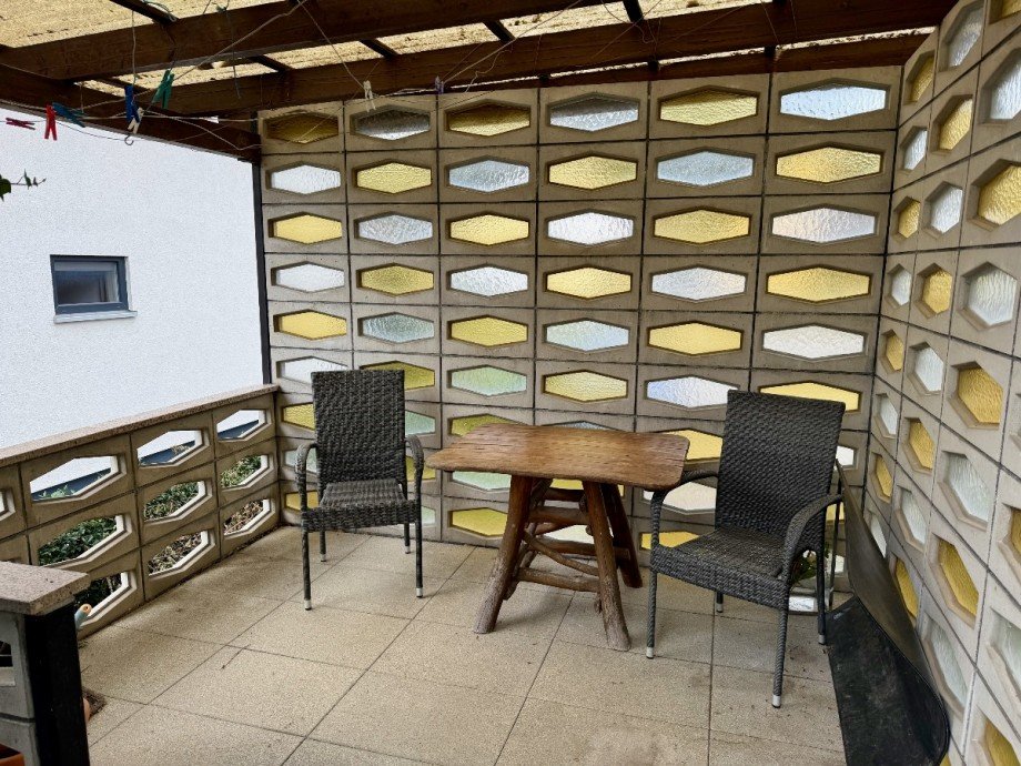 �berdachte Terrasse Zweifamilienhaus Schelklingen