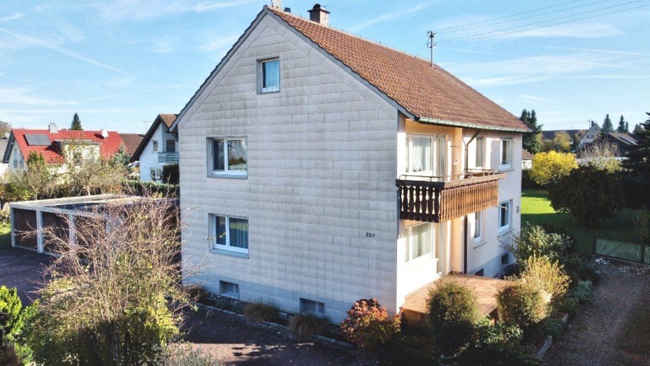 Au�enansicht Zweifamilienhaus Erbach