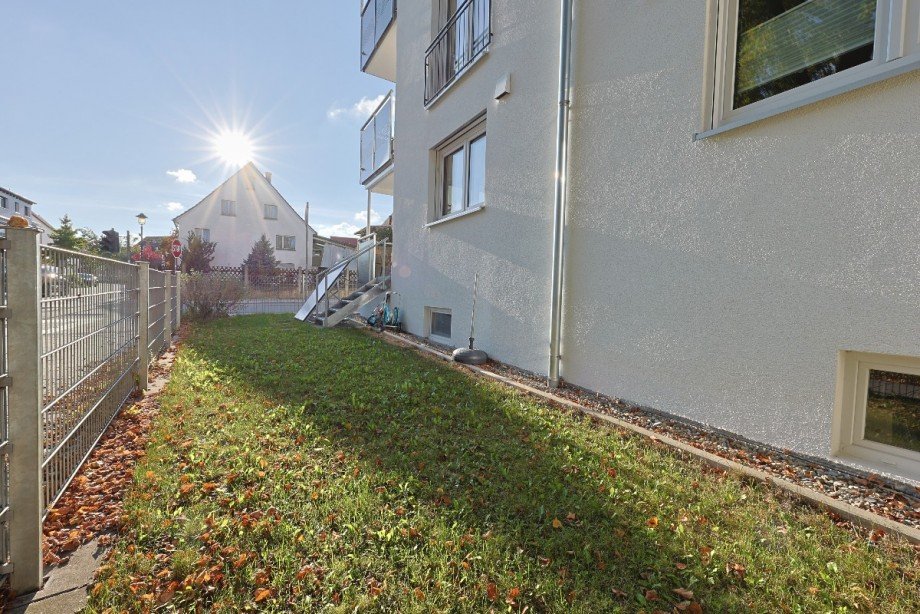 Sondernutzungsrecht am Garten Wohnung Langenau