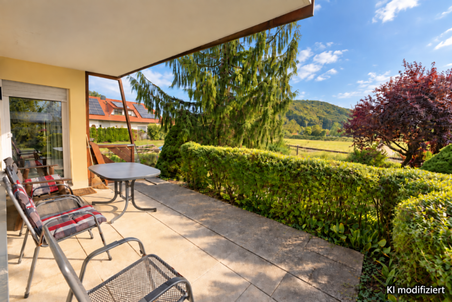 Terrasse Zweifamilienhaus Schelklingen
