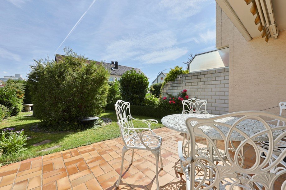 sonnige Terrasse Reihenmittelhaus Neu-Ulm