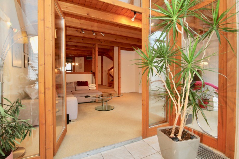 Blick in den Wohnbereich Reihenmittelhaus Ulm