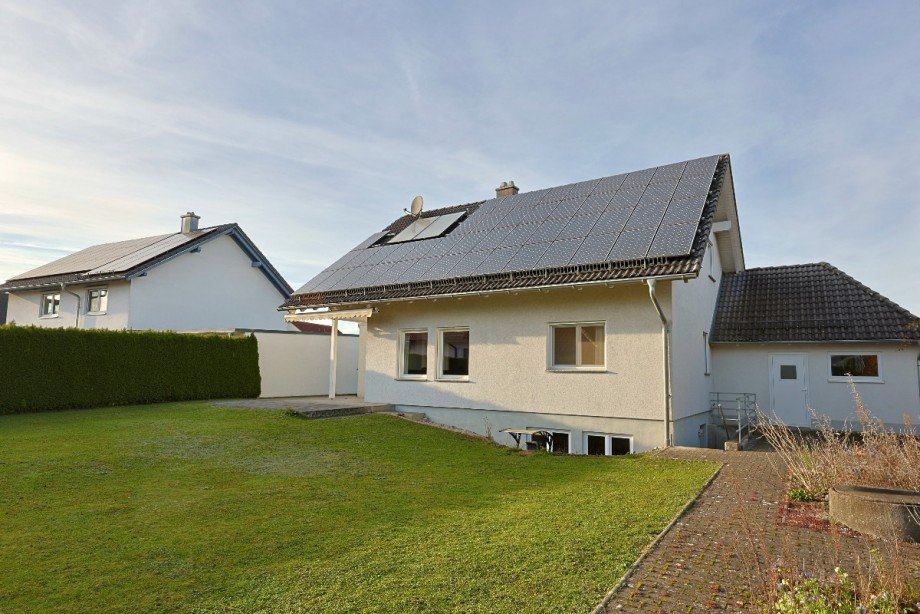 Gartenansicht Einfamilienhaus Erbach