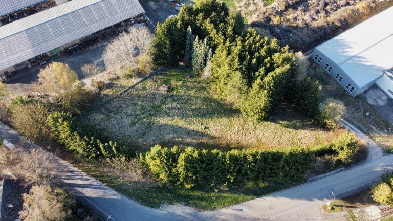 Grundst�ck von oben Erbach Gewerbegrundst�ck Strategisch besonderes Gewerbegrundst�ck in Erbach ca. 4.700 m�