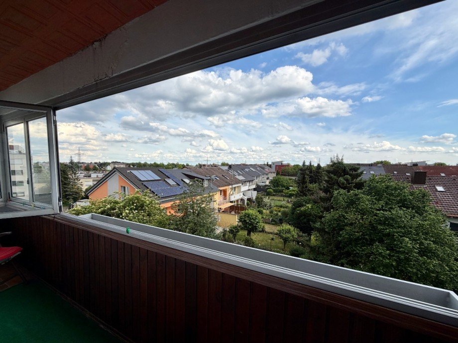 Ausblick Loggia Wohnung Neu-Ulm