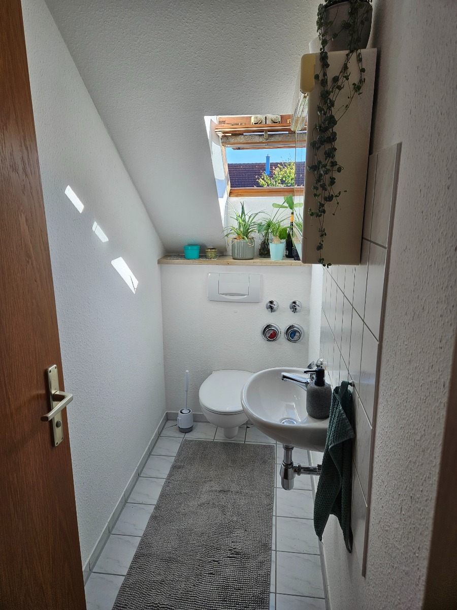 Toilette separat Etagenwohnung Neu-Ulm
