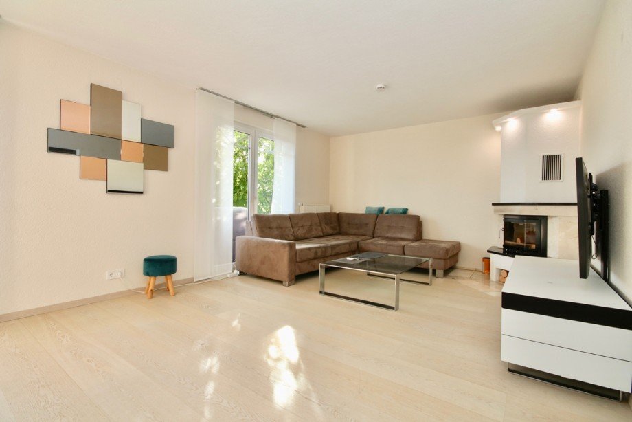 Wohnbereich mit Kaminofen Einfamilienhaus V�hringen