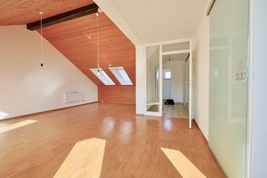 Wohn-/Schlafbereich Dachgeschosswohnung Ulm