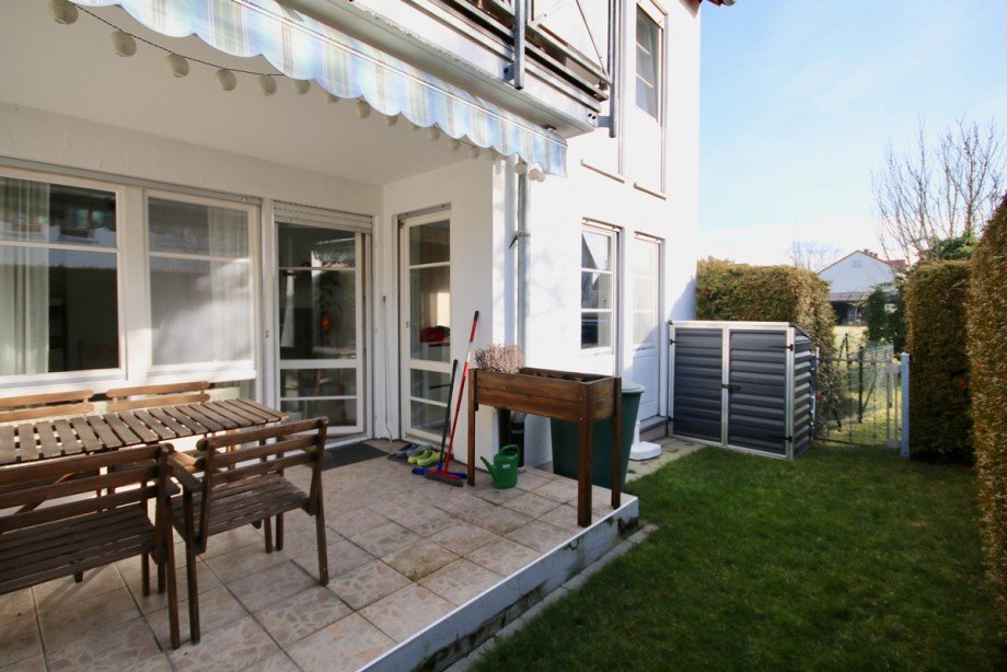 Terrasse mit Garten Wohnung V�hringen