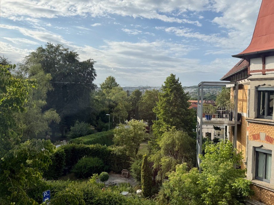 Wohnungsausblick ins Gr�ne Wohnung Ulm