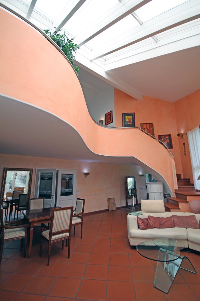 Wohnbereich mit Galerie Einfamilienhaus Erbach