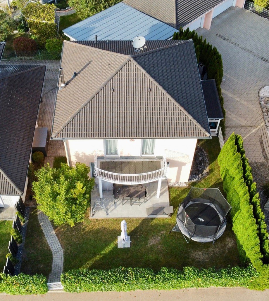Blick von oben Einfamilienhaus V�hringen