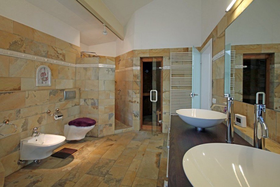 Elternbad mit Sauna Einfamilienhaus Erbach