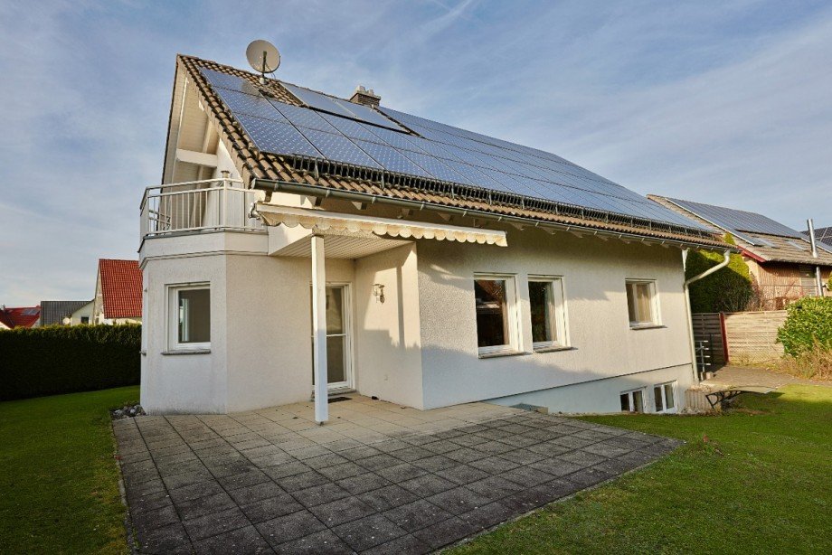 Gartenansicht Einfamilienhaus Erbach