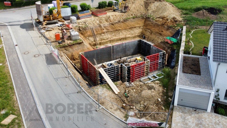 Haus bereits im Bau Doppelhaush�lfte Erbach