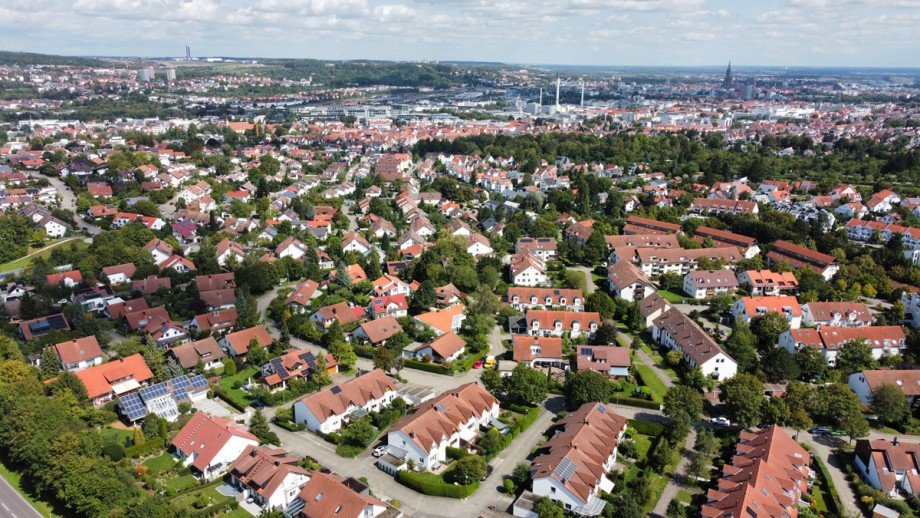 Blick auf S�flingen und Ulm Doppelhaush�lfte Ulm