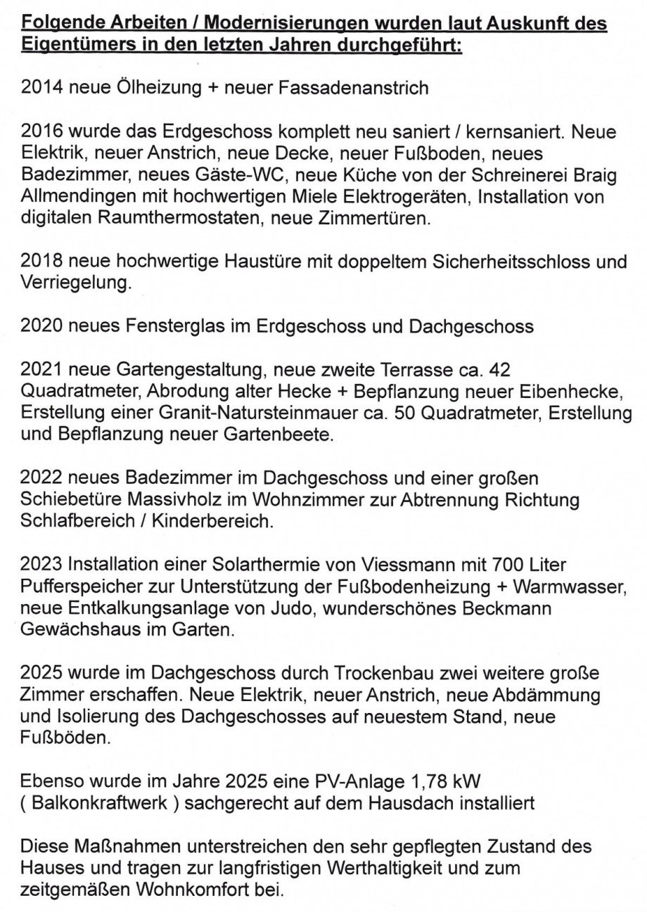 Modernisierungsma�nahmen Einfamilienhaus Erbach