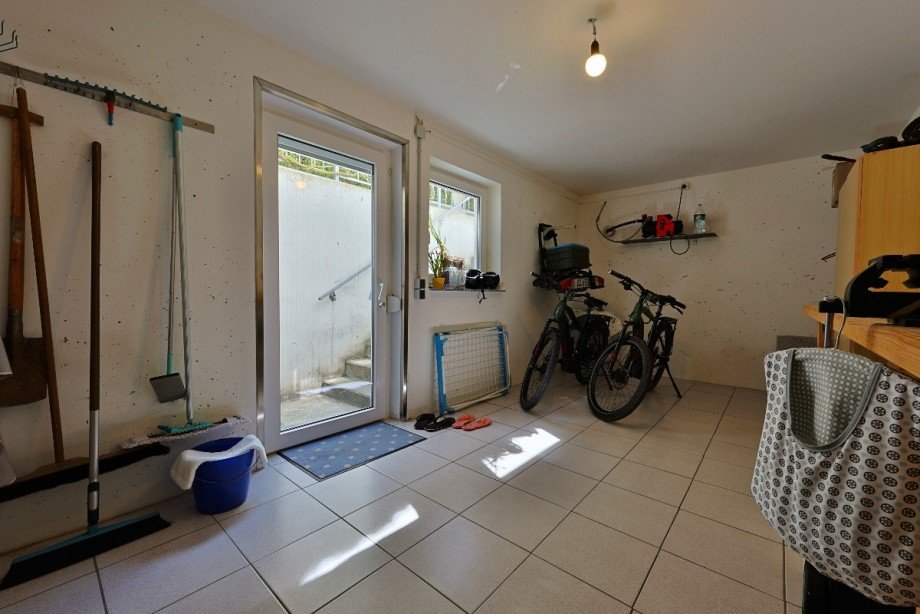 Hobbyraum mit Au�enzugang in den Garten Reiheneckhaus Erbach