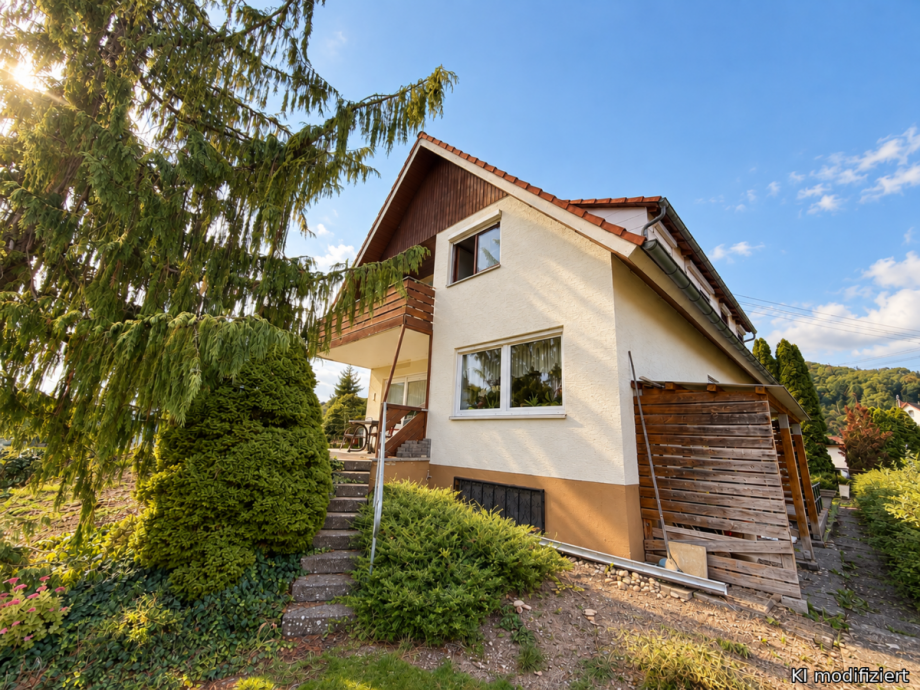 Au�enansicht Zweifamilienhaus Schelklingen