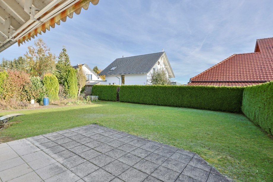 Terrasse und Garten Einfamilienhaus Erbach